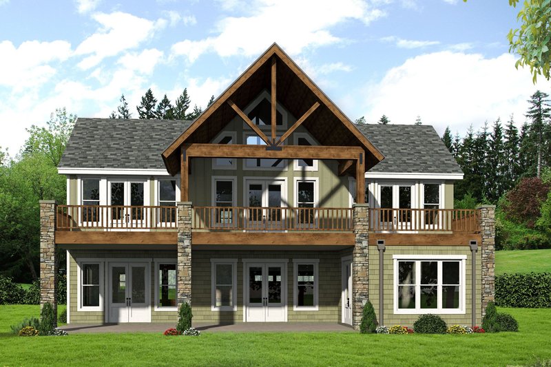 House Design - Exterior - Other Elevation for Country House Plan #932-1228 - 3 bed, 3 bath