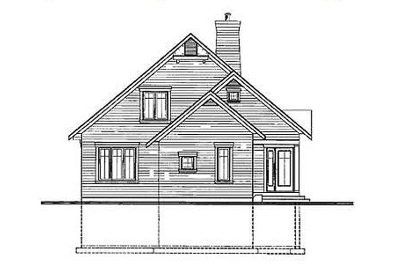 Home Plan - Exterior - Other Elevation 1 for Country House Plan #23-2042 - 3 bed, 2 bath