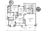 Traditional Style House Plan - 3 Beds 2 Baths 1461 Sq/Ft Plan #312-255 