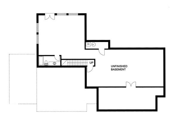 Southern Floor Plan - Lower Floor Plan #117-147