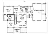 Traditional Style House Plan - 4 Beds 3.5 Baths 2198 Sq/Ft Plan #513-2171 