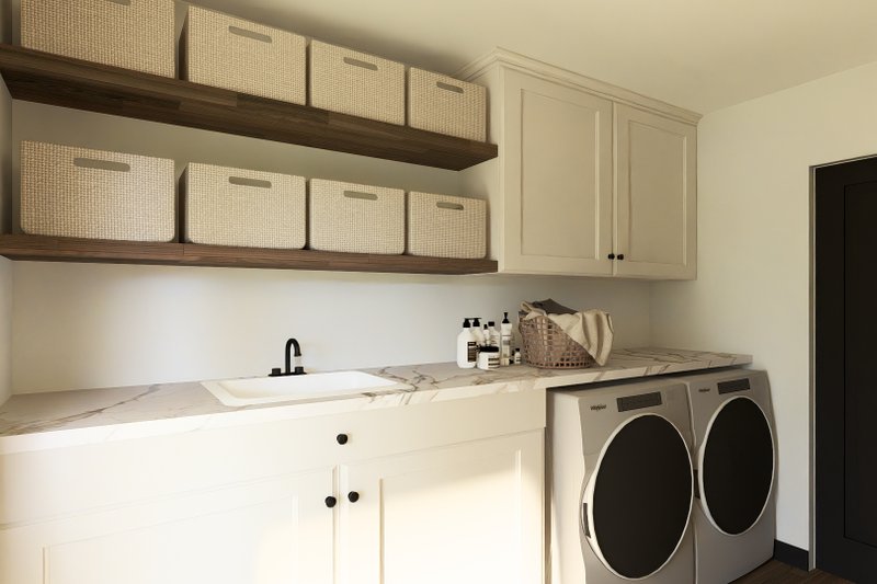 House Plan Design - Interior - Laundry for Barndominium House Plan #1064-429 - 3 bed, 2 bath