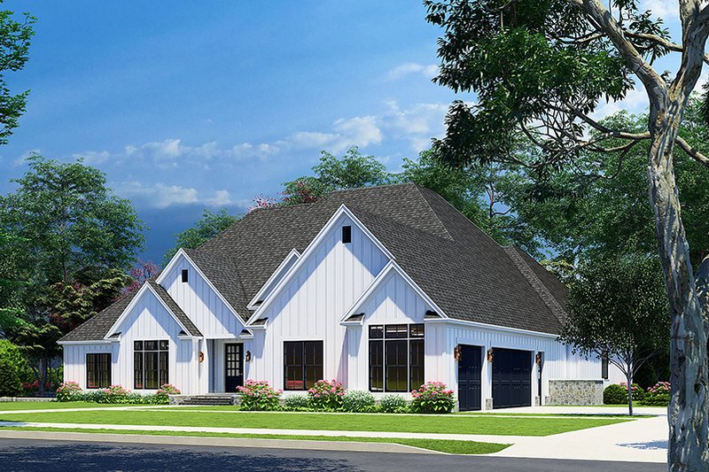 Architectural House Design - Exterior - Other Elevation 1 for European House Plan #923-239 - 3 bed, 4.5 bath