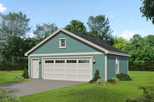 Country Exterior - Front Elevation Plan #932-331