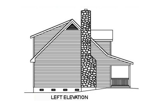 Exterior - Other Elevation for Cottage House Plan #22-218 - 3 bed, 2.5 bath
