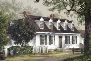 3000 square foot colonial house plan with 3 bedrooms and 2 baths