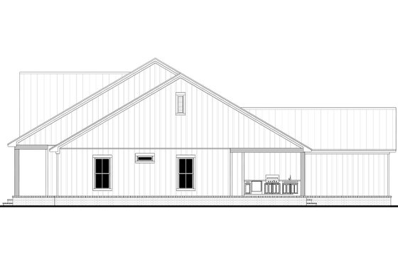 Exterior - Other Elevation 1 for Farmhouse House Plan #430-414 - 3 bed, 2.5 bath