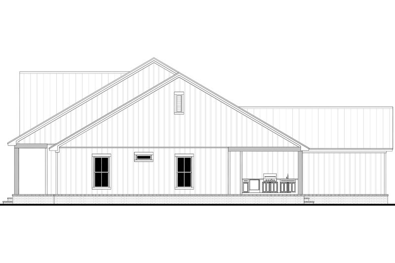 Architectural House Design - Exterior - Other Elevation 1 for Farmhouse House Plan #430-414 - 3 bed, 2.5 bath