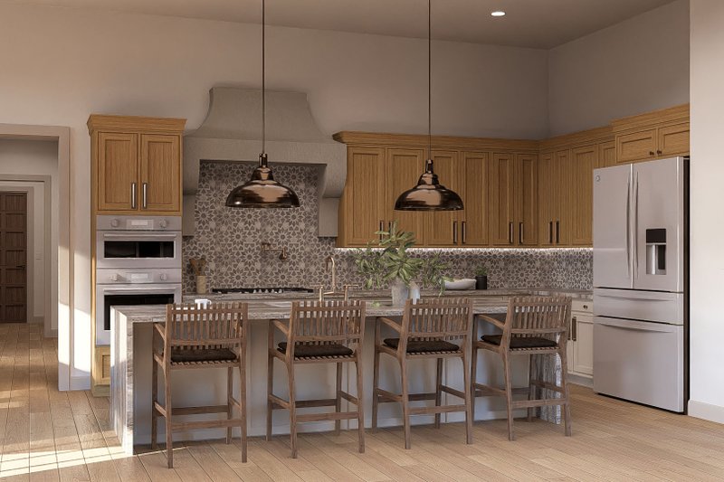 House Design - Interior - Kitchen 1 for Prairie House Plan #455-370 - 3 bed, 2.5 bath