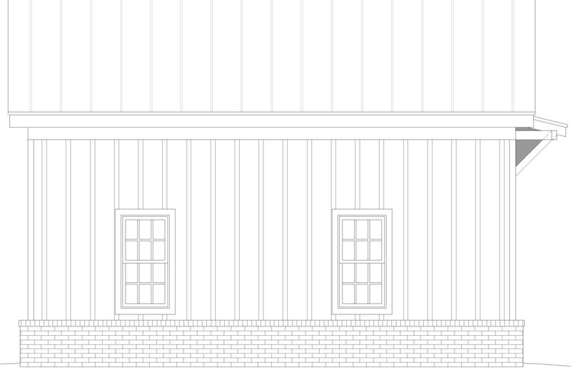 House Blueprint - Exterior - Other Elevation for Contemporary House Plan #932-1012, 0 bath