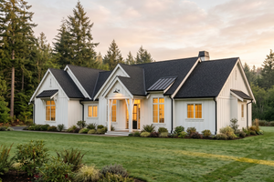 House Blueprint - Exterior - Front Elevation for Farmhouse House Plan #1114-122 - 3 bed, 2.5 bath