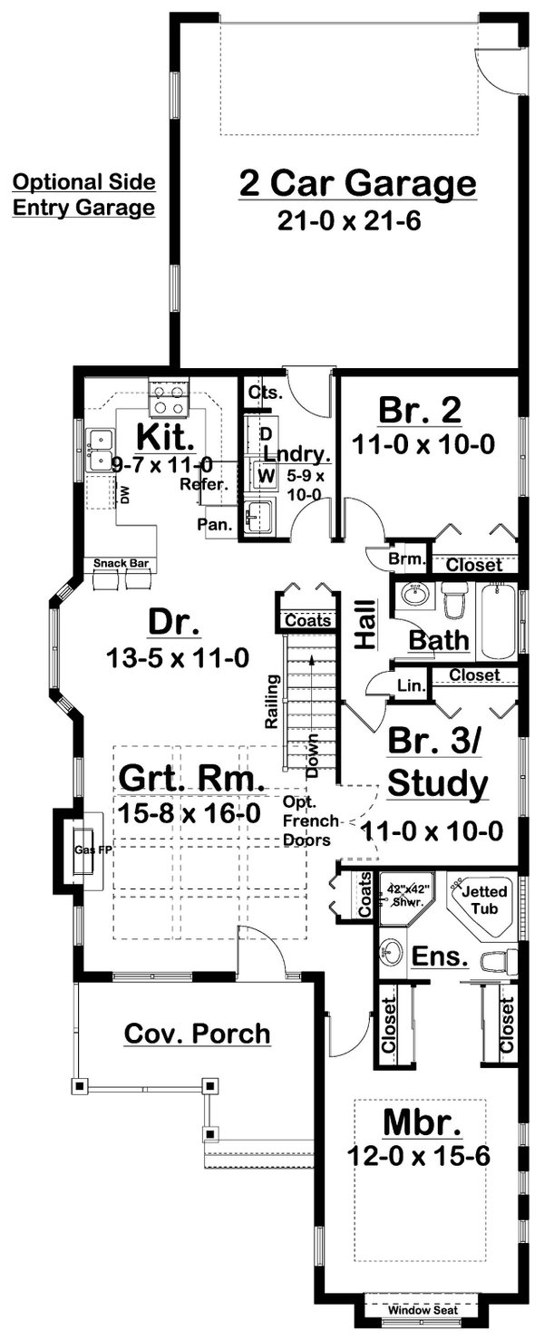 Dream House Plan - Farmhouse Floor Plan - Other Floor Plan #126-242