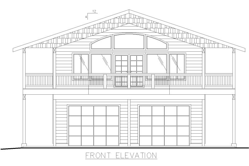 Dream House Plan - Exterior - Front Elevation 3 for Craftsman House Plan #117-1116 - 2 bed, 2 bath