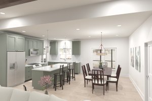 Interior - Kitchen for Craftsman House Plan #49-290 - 2 bed, 2 bath