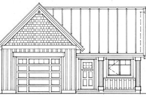 Exterior - Other Elevation for Cottage House Plan #118-122, 0 bath