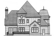 Victorian Style House Plan - 4 Beds 4 Baths 3460 Sq/Ft Plan #413-142 