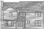 Traditional Style House Plan - 4 Beds 2.5 Baths 1937 Sq/Ft Plan #70-249 