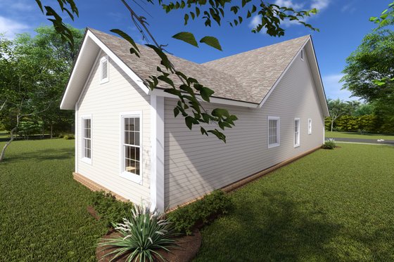 Exterior - Other Elevation for Cottage House Plan #513-2078 - 3 bed, 2 bath