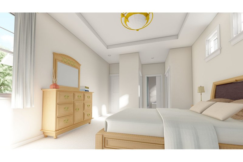 Dream House Plan - Interior - Master Bedroom for Farmhouse House Plan #126-242 - 3 bed, 2 bath