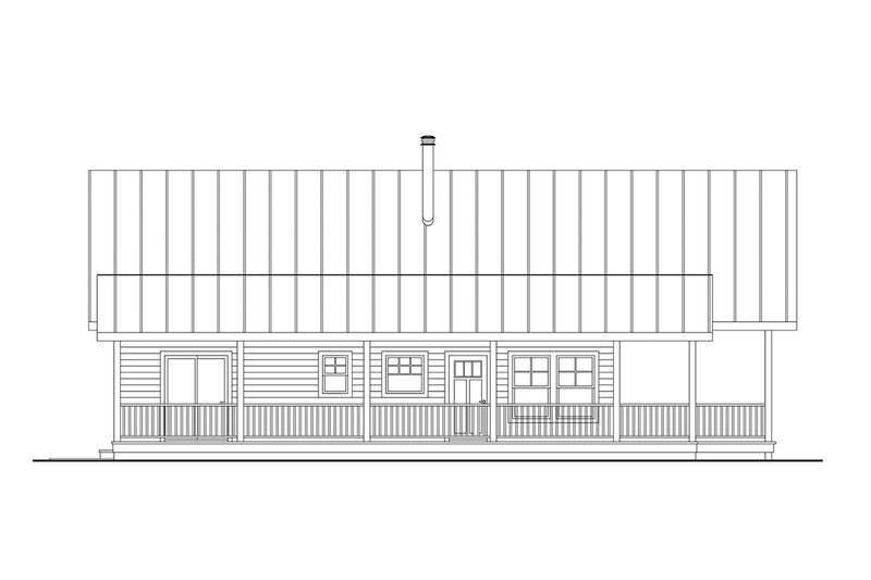 House Plan Design - Exterior - Other Elevation for Craftsman House Plan #124-1385 - 2 bed, 2.5 bath
