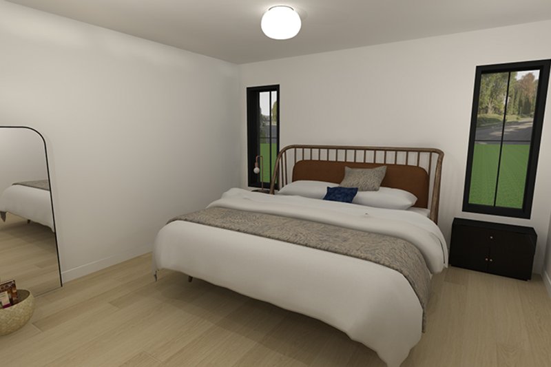 House Design - Interior - Bedroom for Cabin House Plan #23-2879 - 3 bed, 2.5 bath