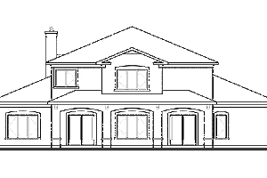 Exterior - Other Elevation for Mediterranean House Plan #23-2249 - 6 bed, 4.5 bath