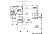 Traditional Style House Plan - 3 Beds 2.5 Baths 2240 Sq/Ft Plan #37-101 