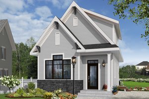 Dream House Plan - Craftsman Exterior - Front Elevation Plan #23-2604