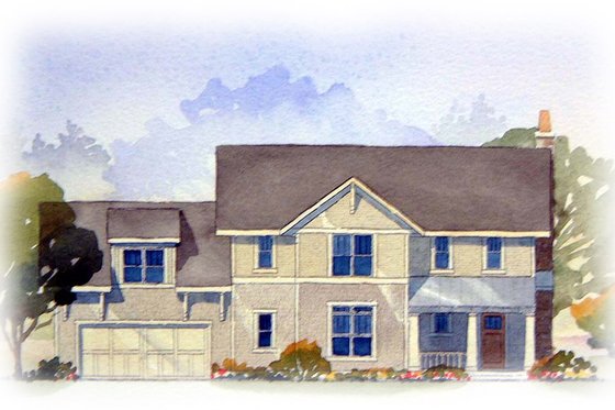 Exterior - Front Elevation for Craftsman House Plan #901-74 - 3 bed, 2.5 bath