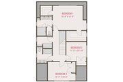 Craftsman Style House Plan - 4 Beds 3 Baths 2268 Sq/Ft Plan #461-75 