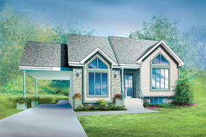 Traditional Exterior - Front Elevation Plan #25-1160