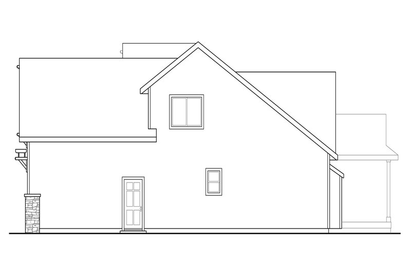 Dream House Plan - Exterior - Other Elevation 2 for Traditional House Plan #124-921 - 3 bed, 2.5 bath