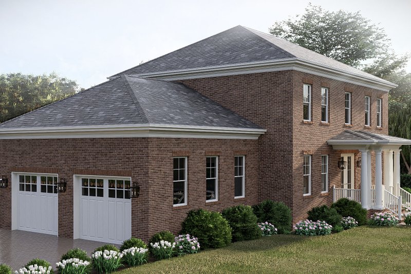 Home Plan - Exterior - Other Elevation for Colonial House Plan #455-793 - 3 bed, 2.5 bath