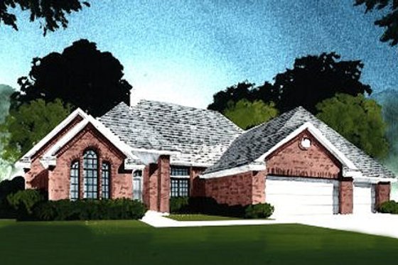 Exterior - Front Elevation 3 for Traditional House Plan #65-278 - 3 bed, 2 bath