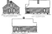 Country Style House Plan - 2 Beds 1 Baths 1285 Sq/Ft Plan #22-220 