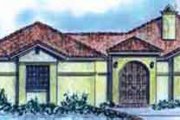 Adobe / Southwestern Style House Plan - 3 Beds 2.5 Baths 2285 Sq/Ft Plan #410-379 