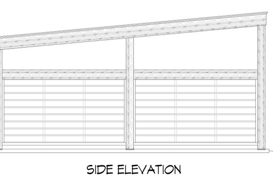 Exterior - Other Elevation for Contemporary House Plan #932-868, 0 bath