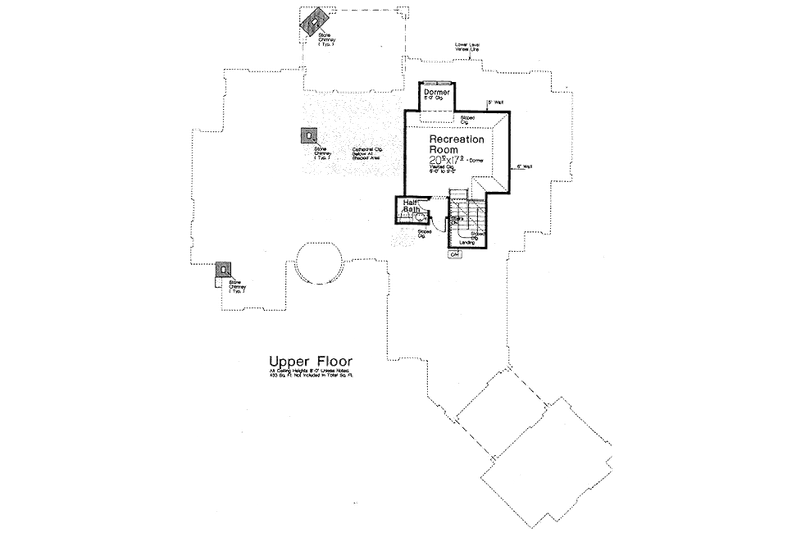 Architectural House Design - Floor Plan - Other Floor for European House Plan #310-962 - 3 bed, 3.5 bath