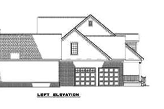 Exterior - Other Elevation for Country House Plan #17-253 - 5 bed, 3.5 bath