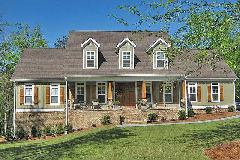 Dream House Plan - Country style home, elevation