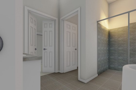 Interior - Master Bathroom 3 for Farmhouse House Plan #126-240 - 3 bed, 2.5 bath