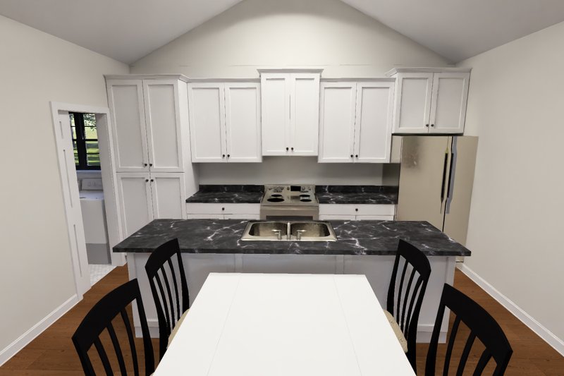 House Blueprint - Interior - Kitchen 2 for Cottage House Plan #513-2451 - 4 bed, 2.5 bath