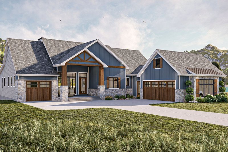 Beach Style House Plan - 2 Beds 2 Baths 2338 Sq/Ft Plan #455-534