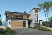 Contemporary Style House Plan - 4 Beds 4.5 Baths 4159 Sq/Ft Plan #928-352 