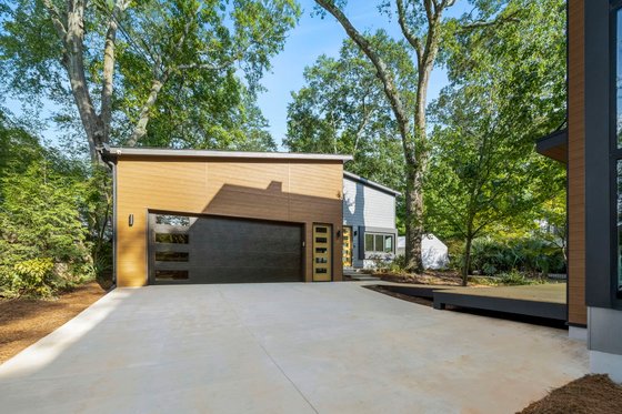 Exterior - Rear Elevation 3 for Contemporary House Plan #928-296 - 3 bed, 2.5 bath