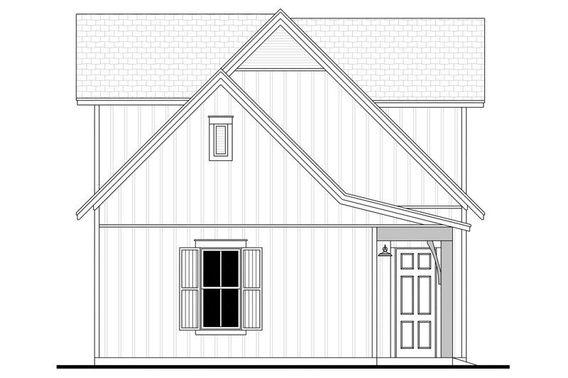 House Plan Design - Exterior - Other Elevation 1 for Farmhouse House Plan #430-237 - 1 bed, 1 bath