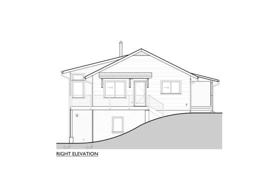 Exterior - Other Elevation 3 for Craftsman House Plan #890-12 - 2 bed, 2.5 bath