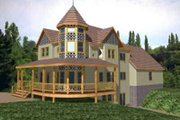 European Style House Plan - 3 Beds 3 Baths 2410 Sq/Ft Plan #117-239 