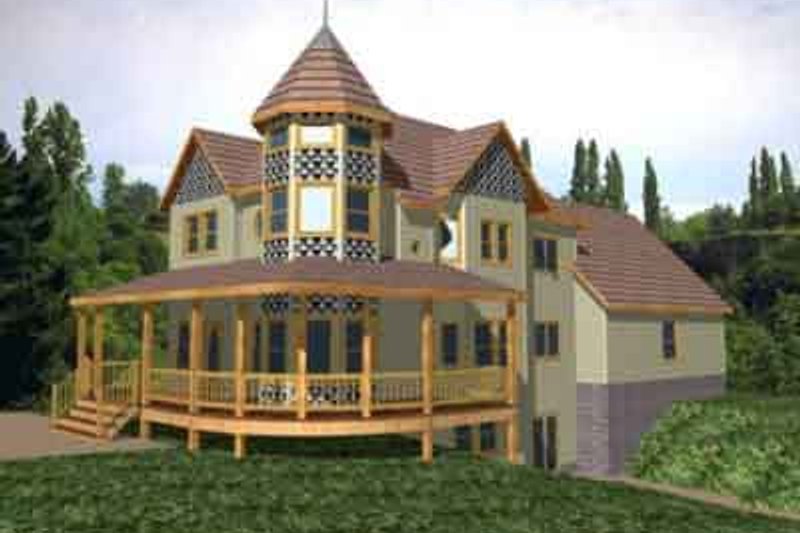 Dream House Plan - European Exterior - Front Elevation Plan #117-239