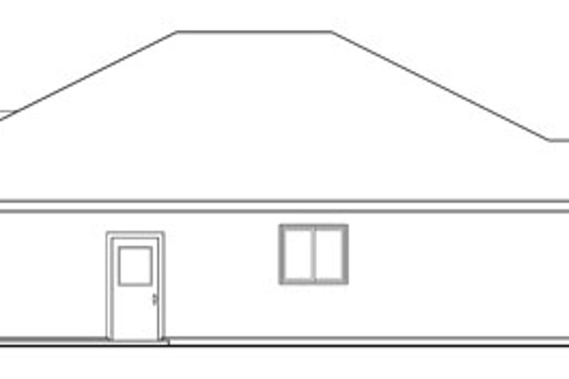 Dream House Plan - Exterior - Other Elevation 1 for Craftsman House Plan #124-780 - 3 bed, 2 bath